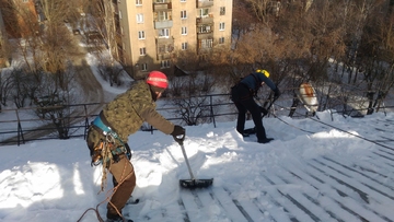 высотные работы снег