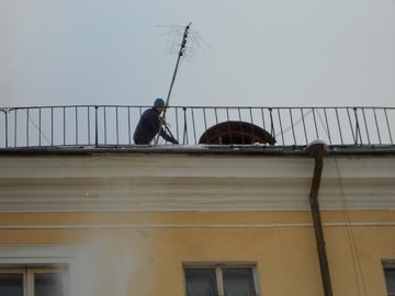 Очистка крыш от снега