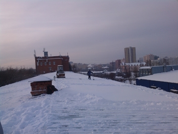 промышленные альпинисты снег