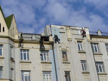 покраска деревянных домов