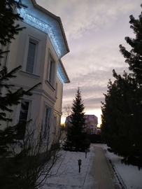 новогоднее оформление фасадов