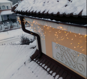 световое украшение фасада