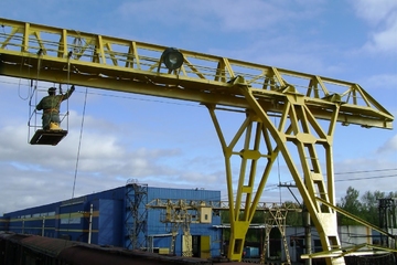 окраска кран балки