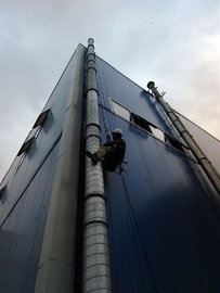 установка воздуховодов