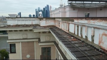 Шпаклёвка, окраска ферм, потолков, колонн.