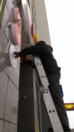 установка наружной рекламы