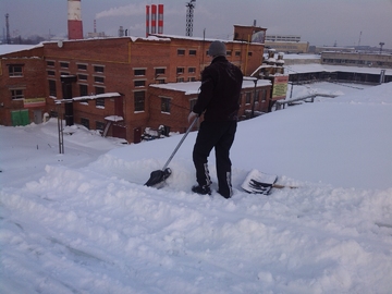 очистка кровли