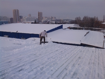 очистка крыш