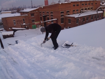 уборка крыши