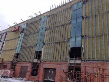 монтаж фасадов зданий