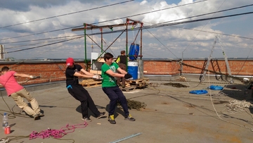 подъем мебели альпинистами