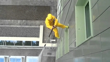 промышленный альпинизм мытье окон