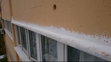 герметизация швов стеклянного козырька