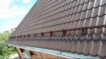 снегозадержатели на металлочерепицу