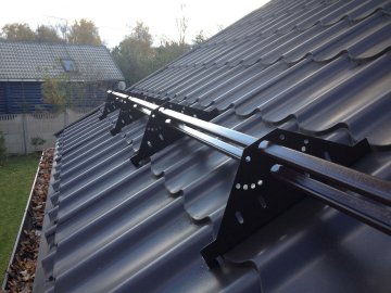 снегозадержатели своими руками