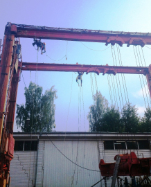 покраска козлового крана