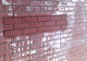 очистка кирпичного фасада