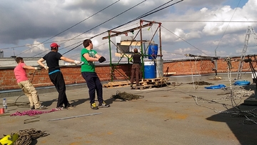 система подъема грузов