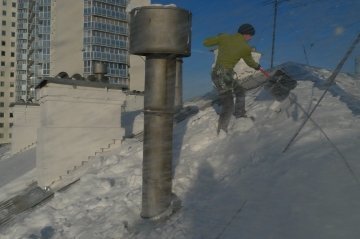 уборка сосулек фото