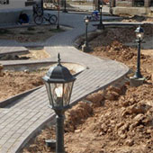 стоимость установки уличного фонаря